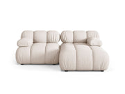 Divano Angolare Modulare Destro, "Bellis", 3 Posti, 188x155x70 - Beige