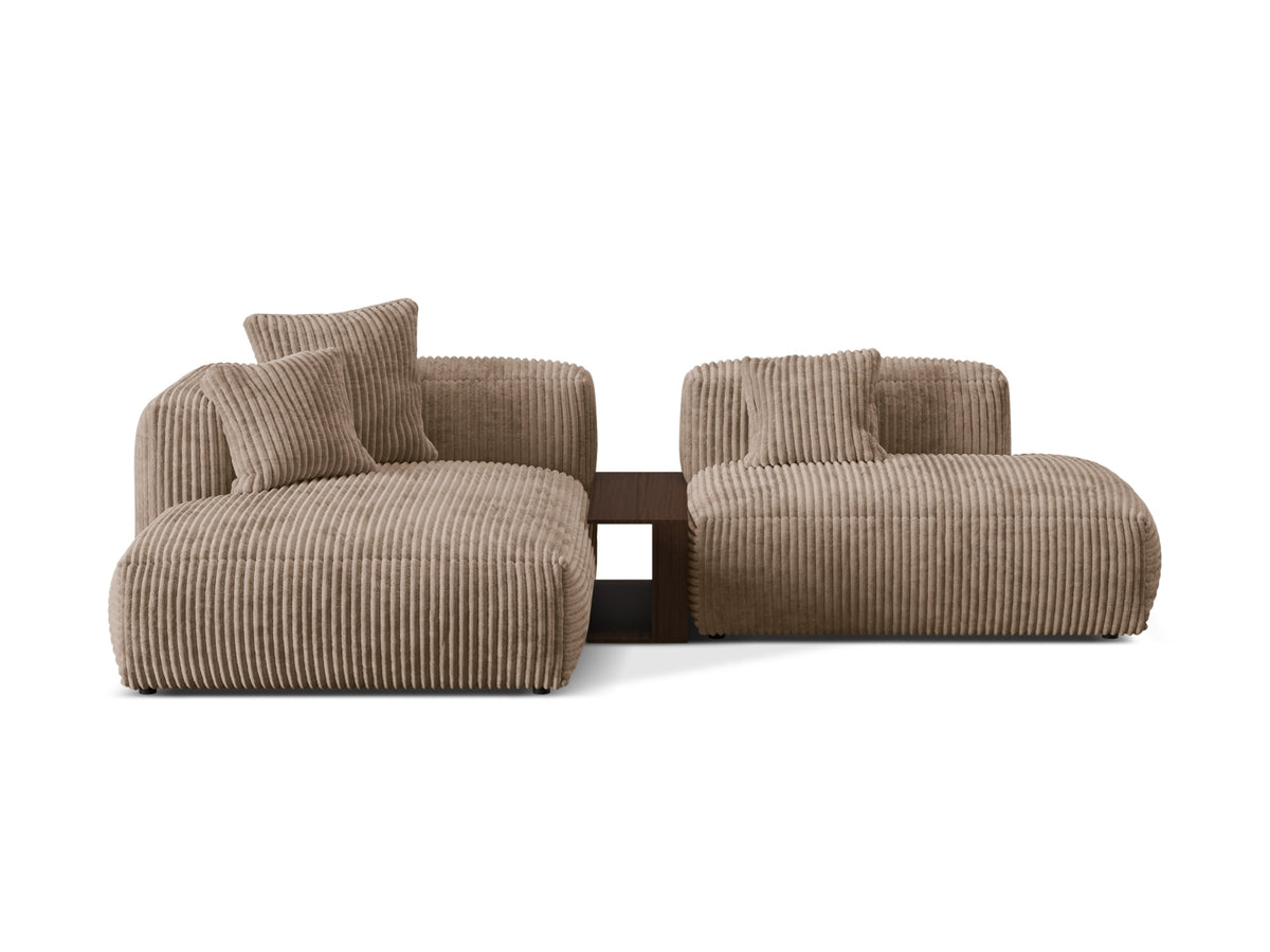 Divano Angolare Componibile Martina, 2 Posti, 176x285x75