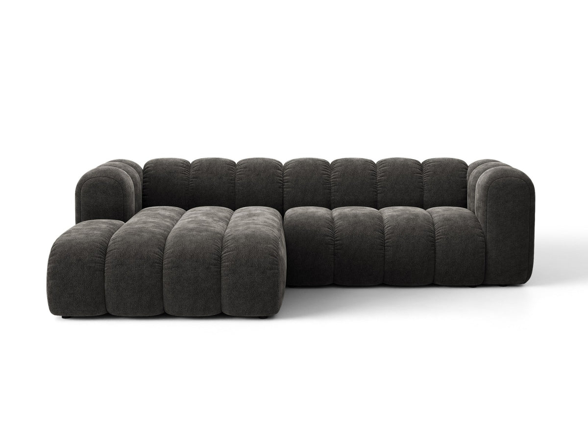 Divano Letto Angolare con Contenitore Lupine, 4 Posti, 177x270x70