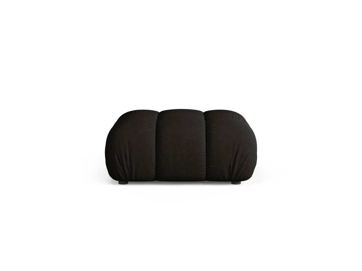 Pouf, "Bellis", 1 Posto, 94x94x43 - Nero