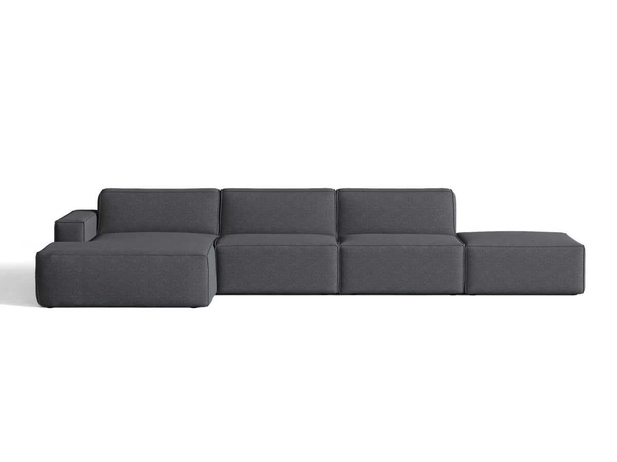Divano Angolare Componibile Jodie, 5 Posti, 162x341x77