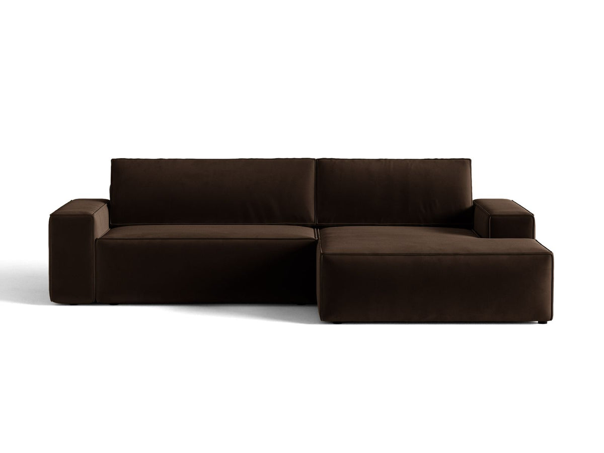 Divano Letto Angolare con Contenitore Jodie, 3 Posti, 151x246x86