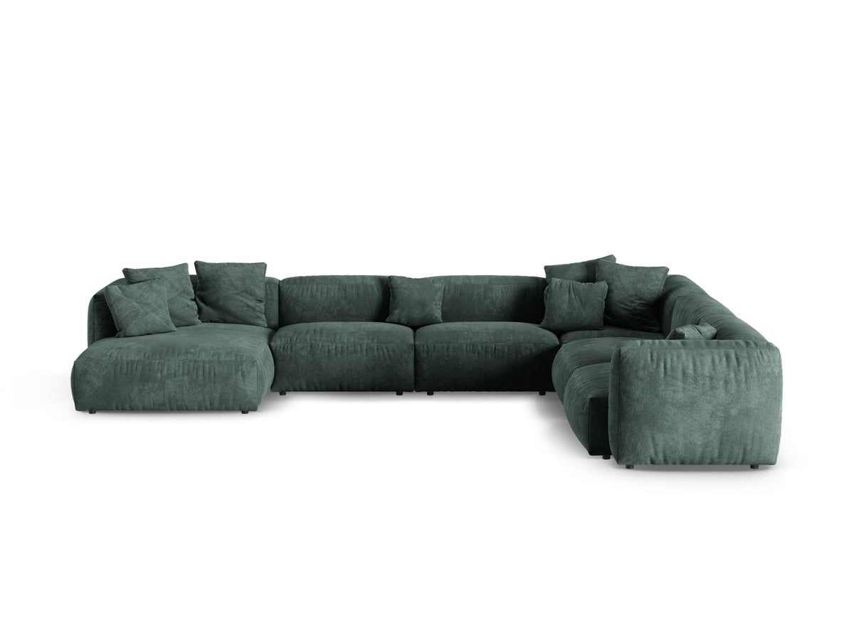 Divano Angolare Componibile XL Martina, 6 Posti, 330x420x75