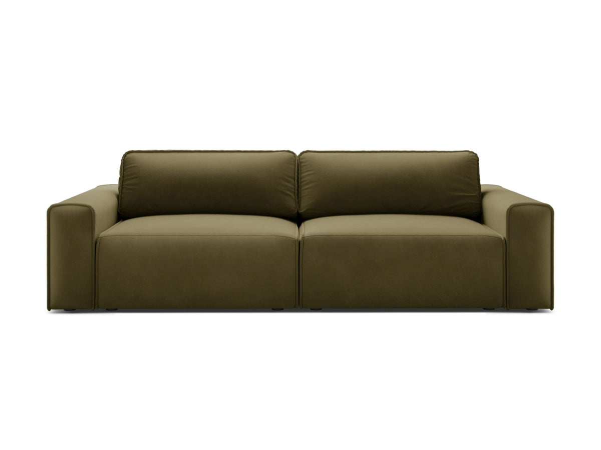 Divano Letto con Contenitore Victor, 3 Posti, 100x246x83