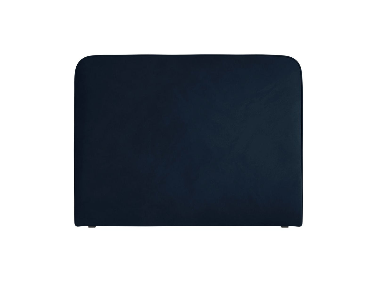 Testiera Jamie Alta 120 cm - Blu Scuro 180x200