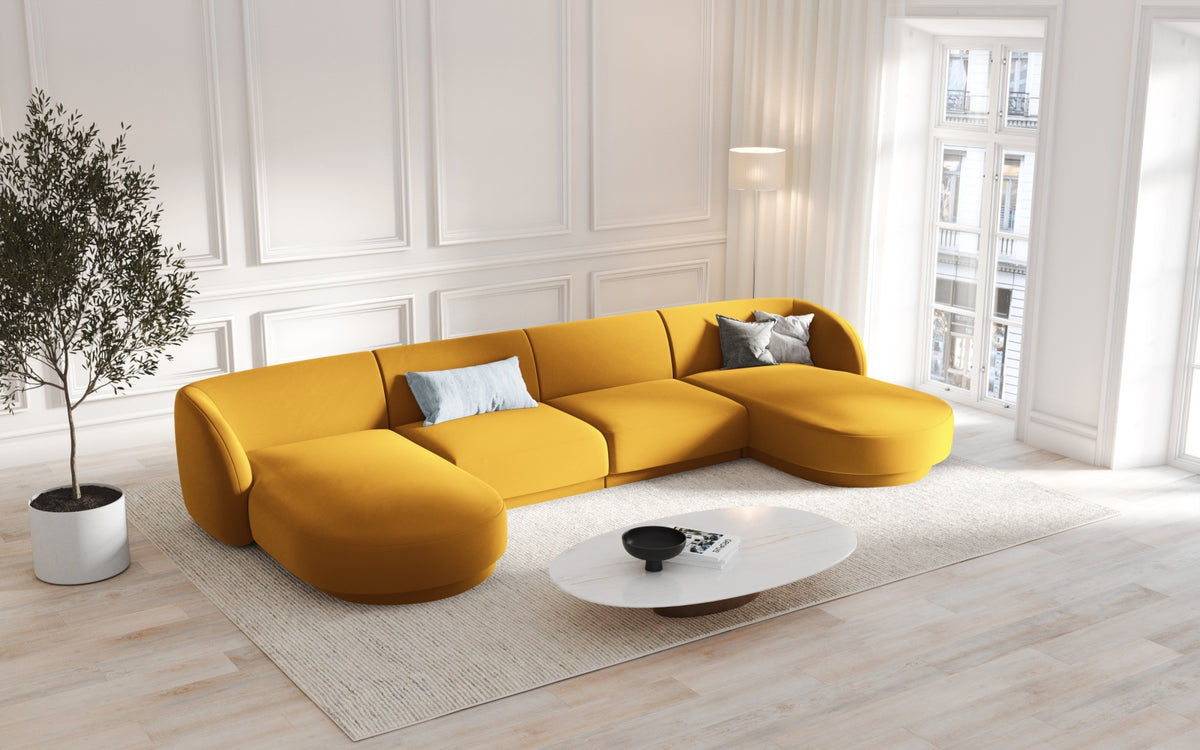 Divano panoramico, "Miley", 5 Posti, 330x156x70