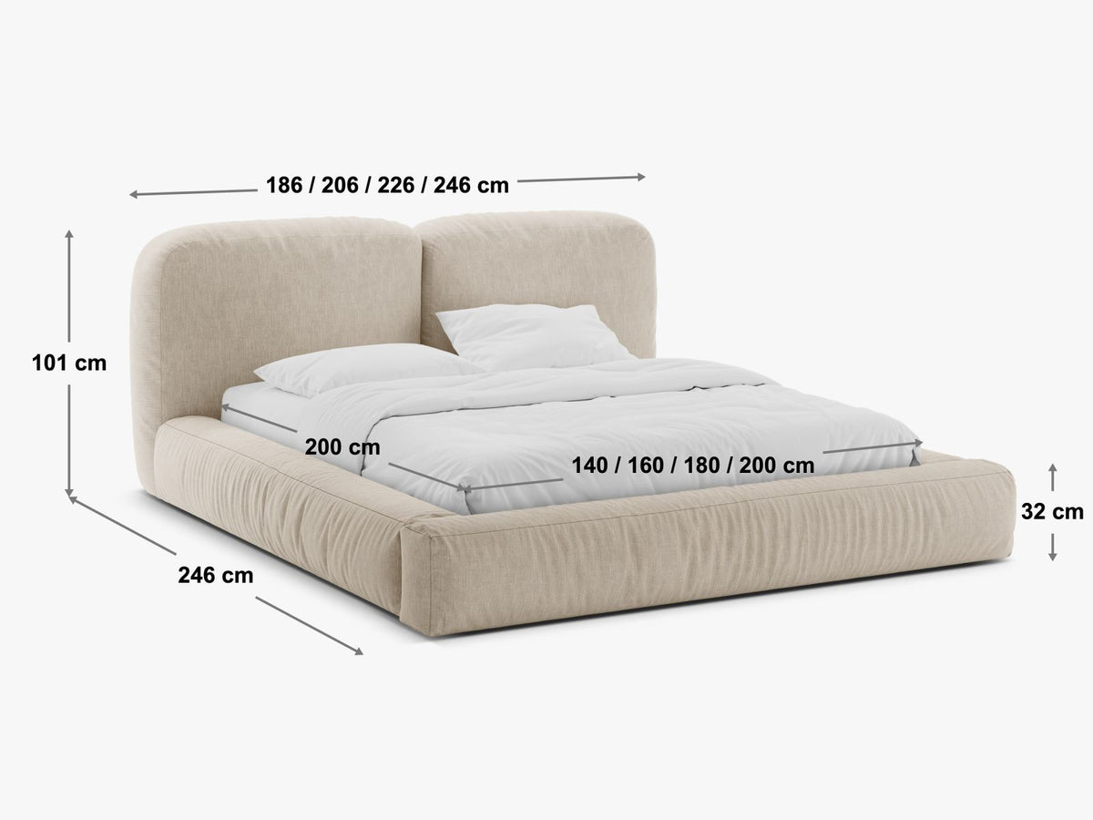 Letto Contenitore con Testata Martina