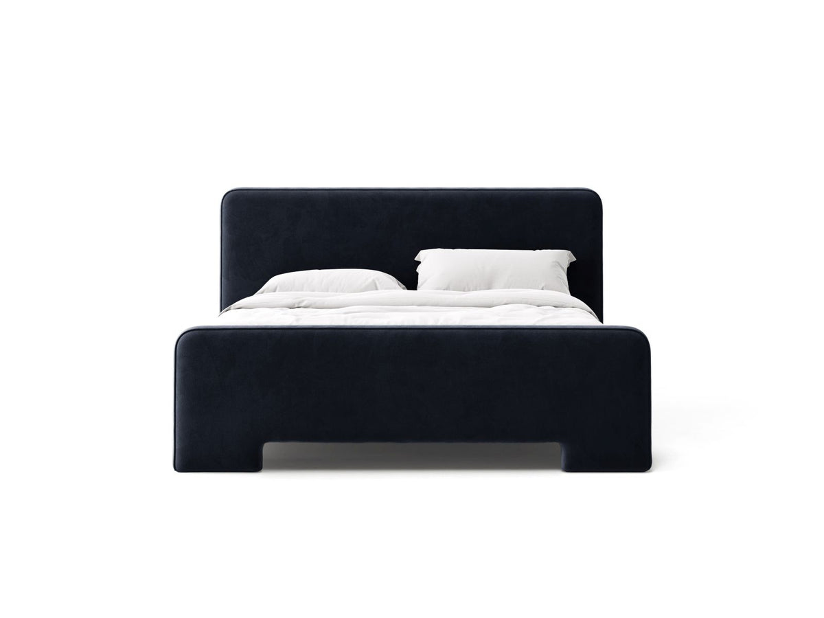 Letto con Testata Eda - Blu Reale 180x200