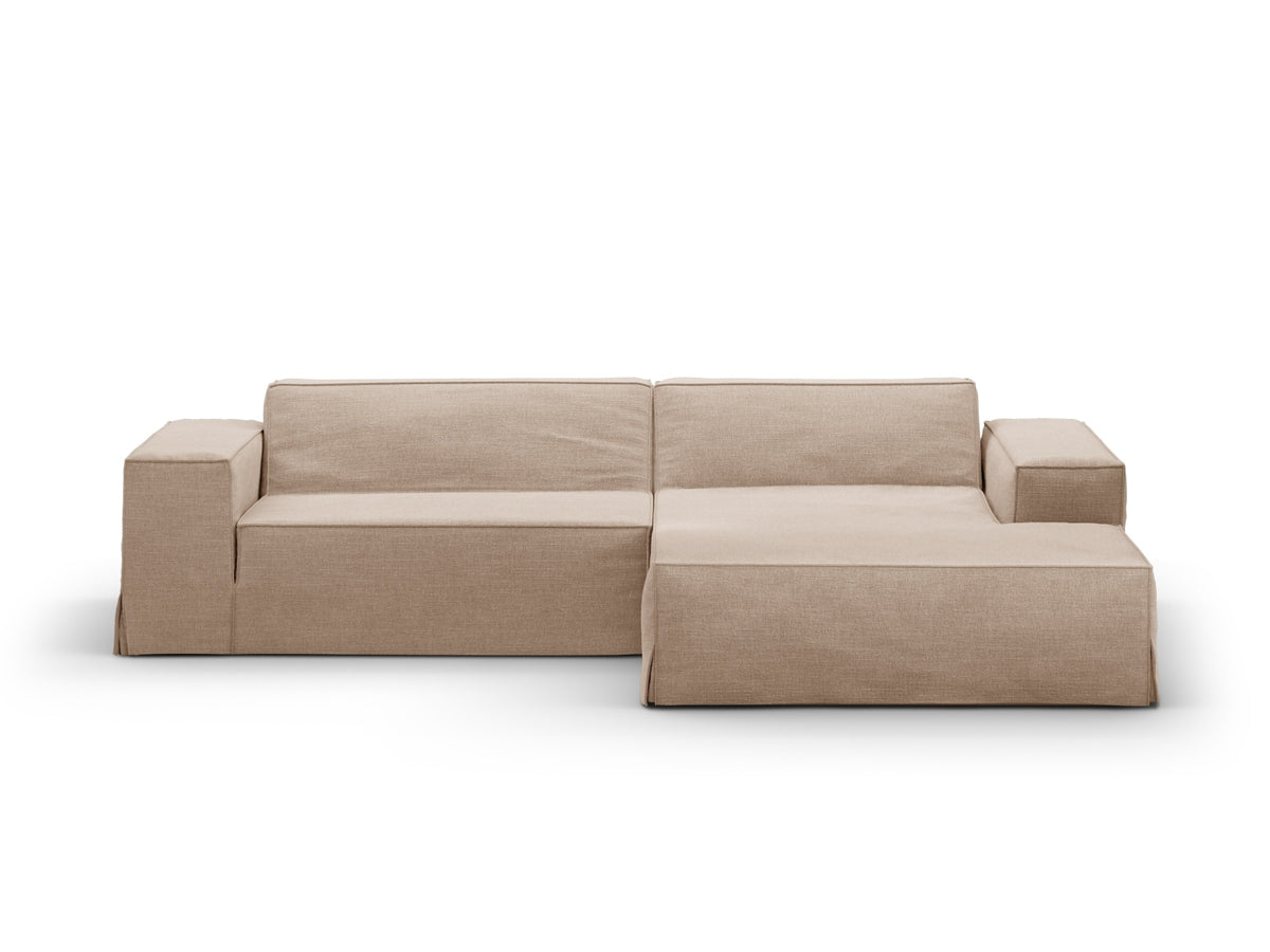 Divano Angolare Componibile Jodie, 3 Posti, 162x224x77