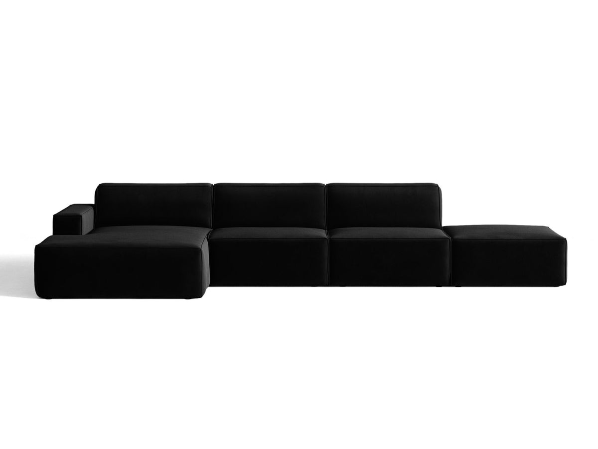 Divano Angolare Componibile Jodie, 5 Posti, 162x341x77