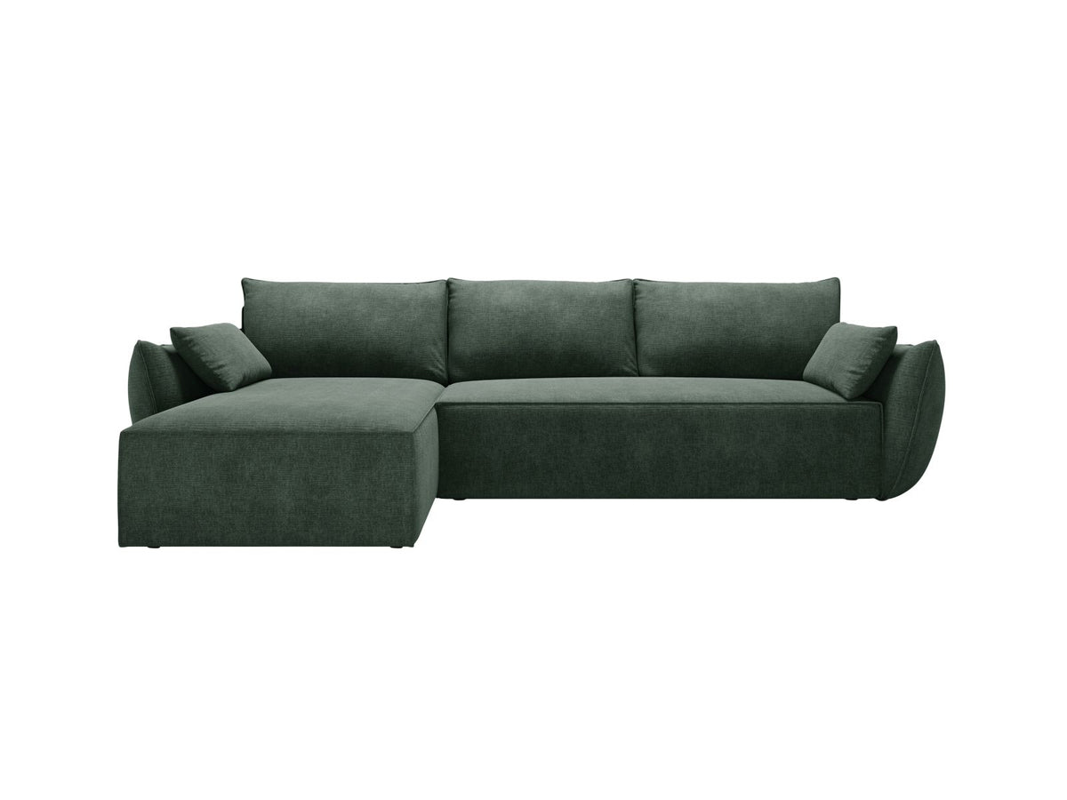 Divano Letto Angolare con Contenitore Kaelle, 4 Posti, 168x262x87