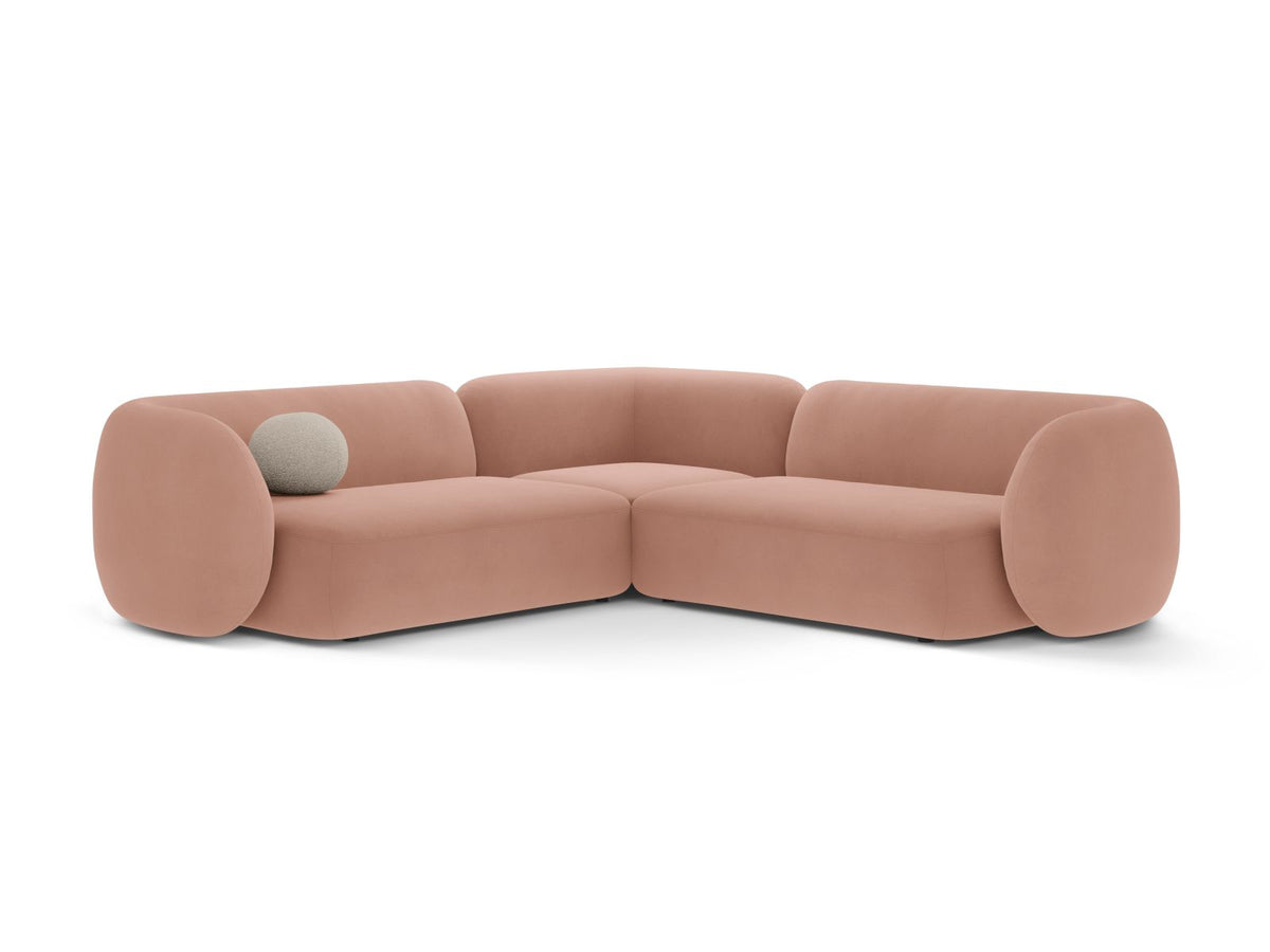 Divano Angolare Simmetrico Componibile Kate, 5 Posti, 252x252x76
