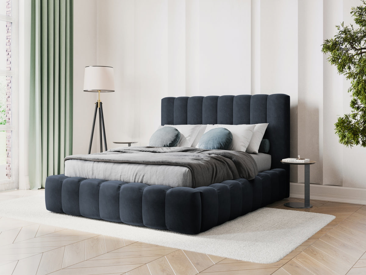 Letto contenitore con testiera, "Kelp", 230x205x125