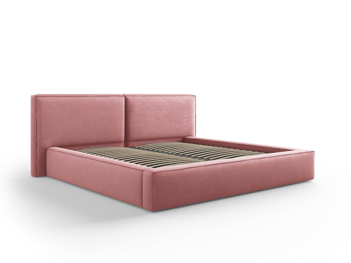 Letto contenitore con testiera doppia, "Jodie", 228x251x97,5