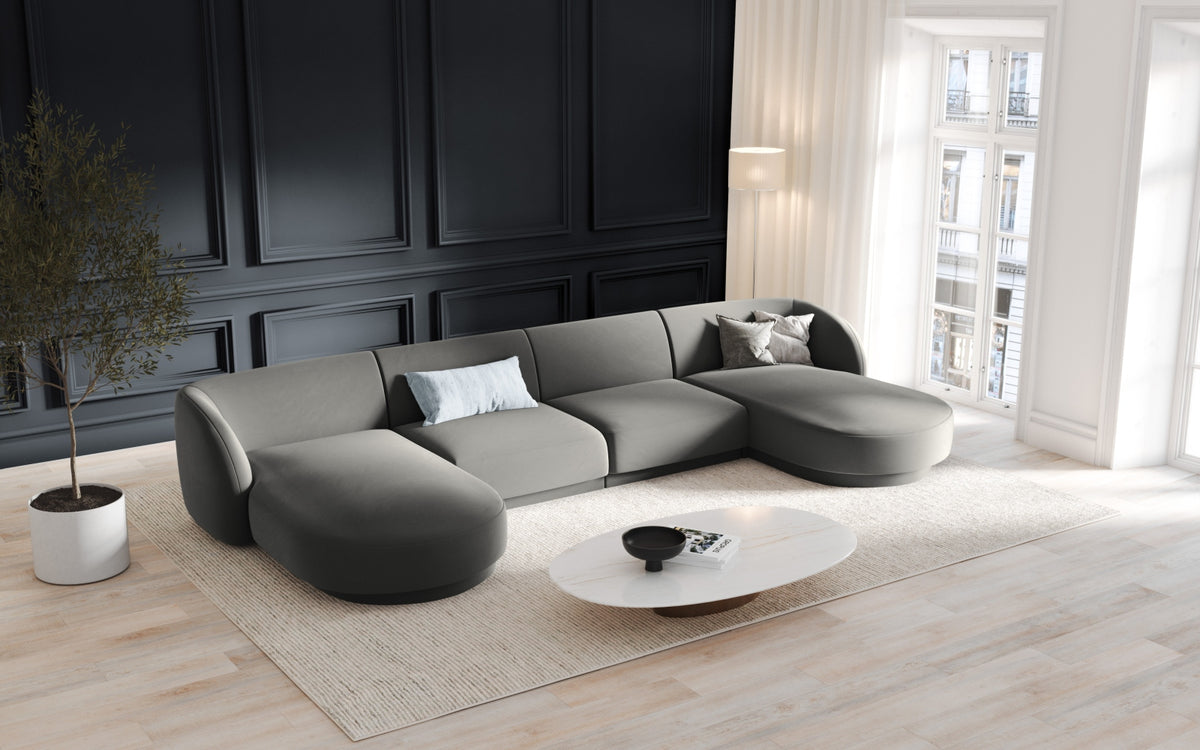 Divano panoramico, "Miley", 5 Posti, 330x156x70