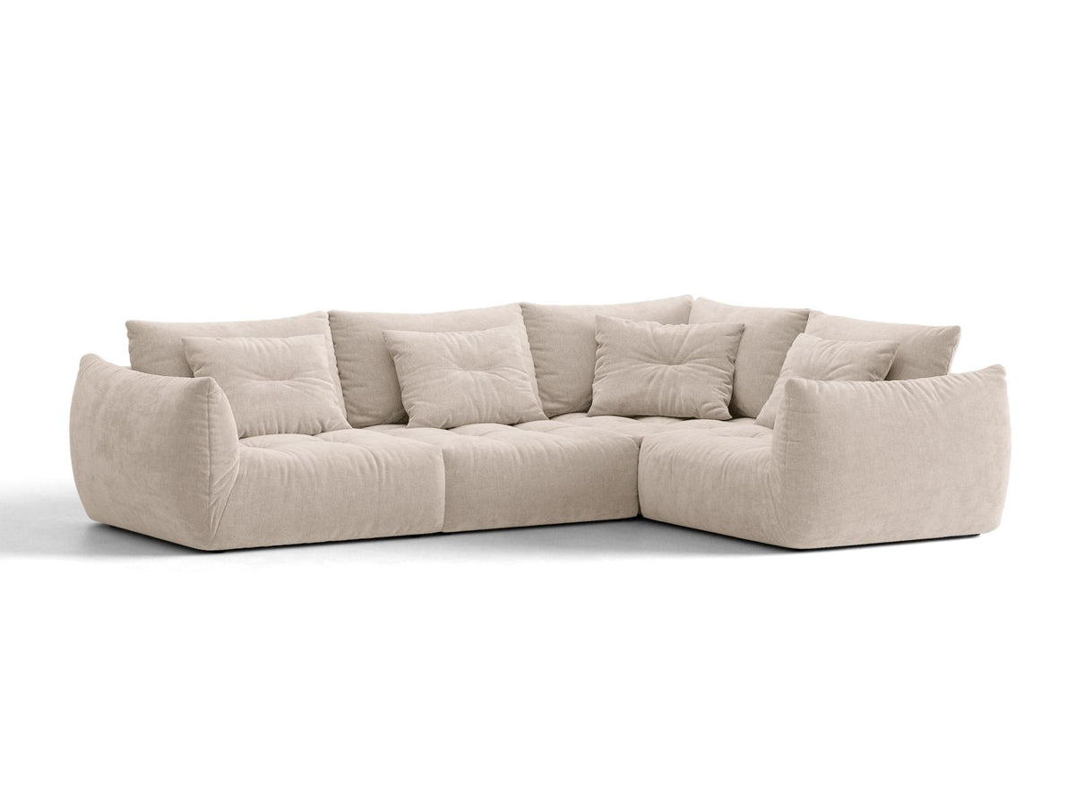 Divano Angolare Componibile Bloom, 3 Posti, 222x316x97