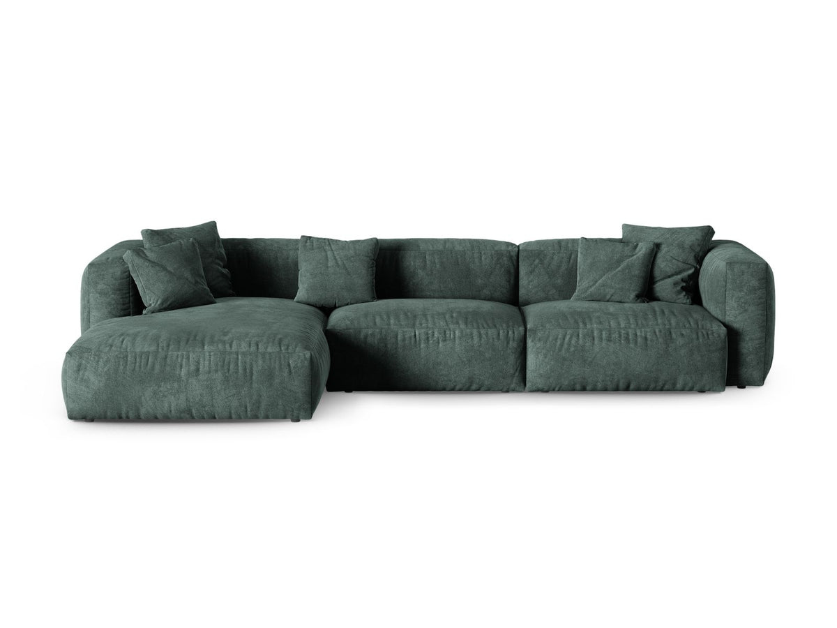 Divano Angolare Componibile XL Martina Seduta Profonda, 3 Posti, 176x330x75