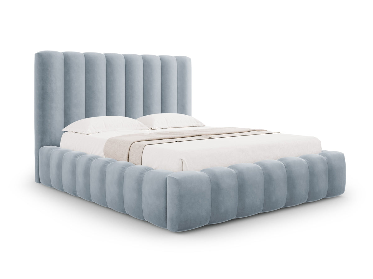 Letto contenitore con testiera, "Kelp", 230x165x125