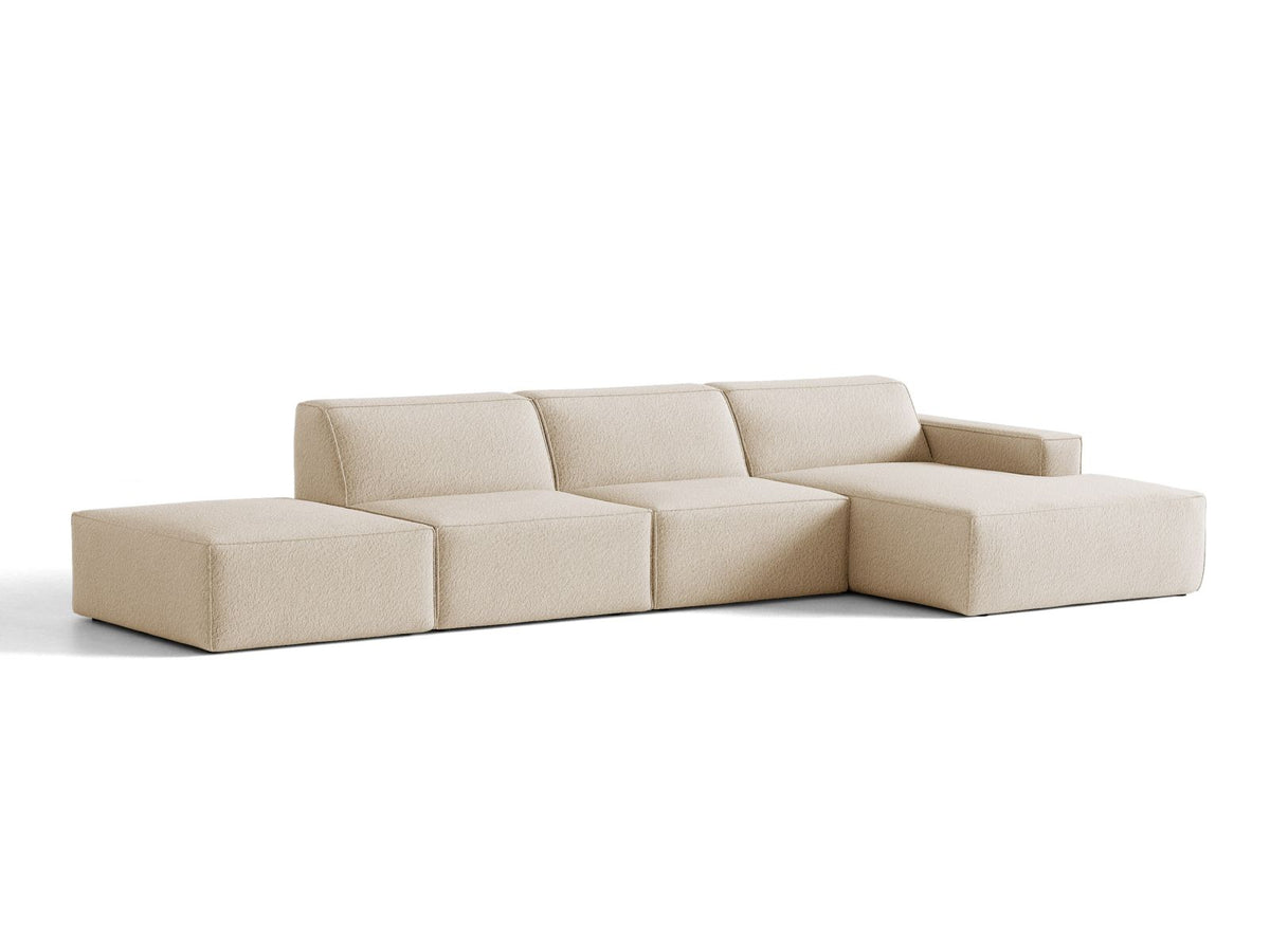 Divano Angolare Componibile Jodie, 5 Posti, 162x341x77