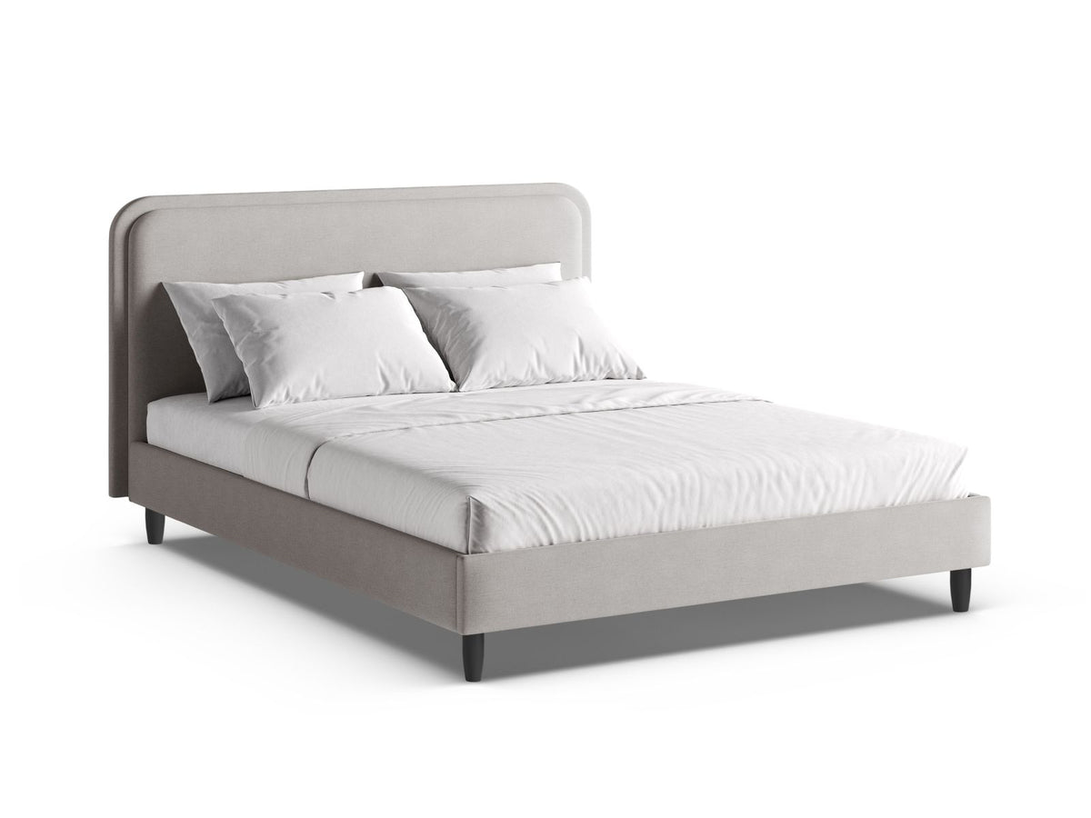 Letto con Testata Aveline - Grigio Scuro 200x200