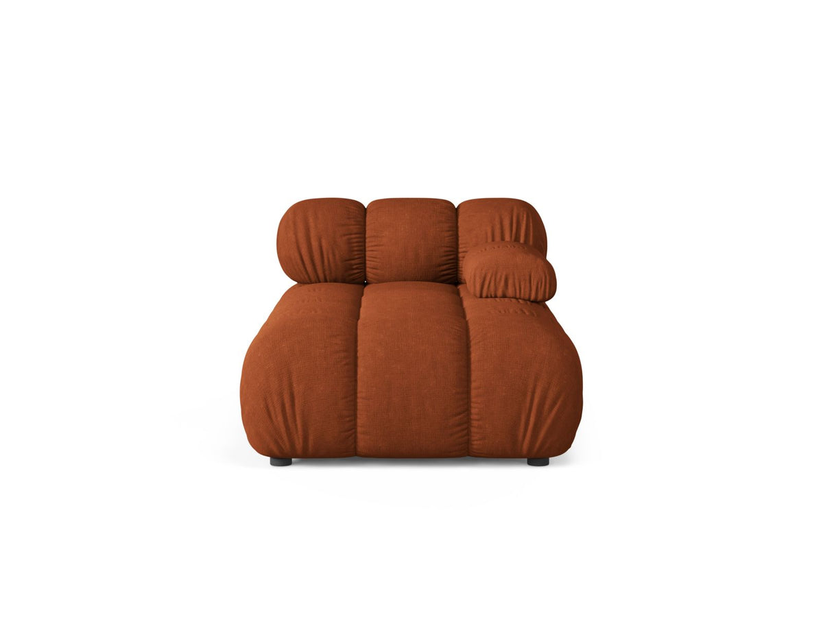 Chaise Longue Destra, "Bellis", 1 Posto, 155x94x70 - Mattone