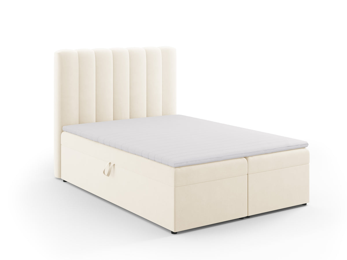 Letto: testiera + molle/materasso + coprimaterasso, "Kelp", 210x140x125