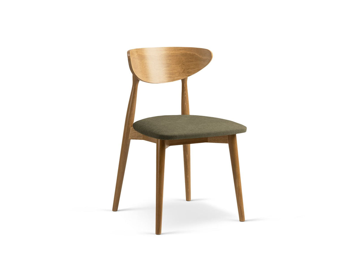 Sedia in Velluto, "Leon", 1 Posto, 47.5x48x79 - Verde Chiaro
