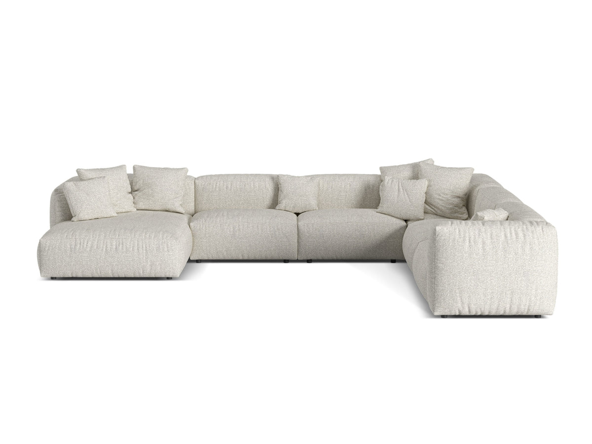 Divano Angolare Componibile XL Martina, 6 Posti, 316x406x75