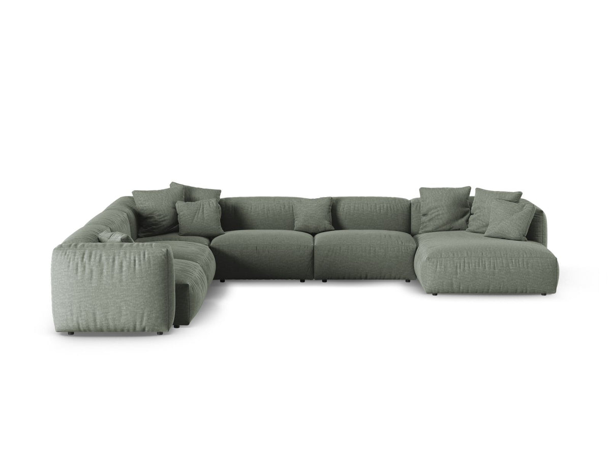 Divano Angolare Componibile XL Martina, 6 Posti, 330x420x75