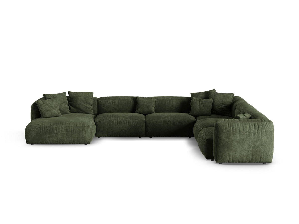 Divano Angolare Componibile XL Martina, 6 Posti, 330x420x75