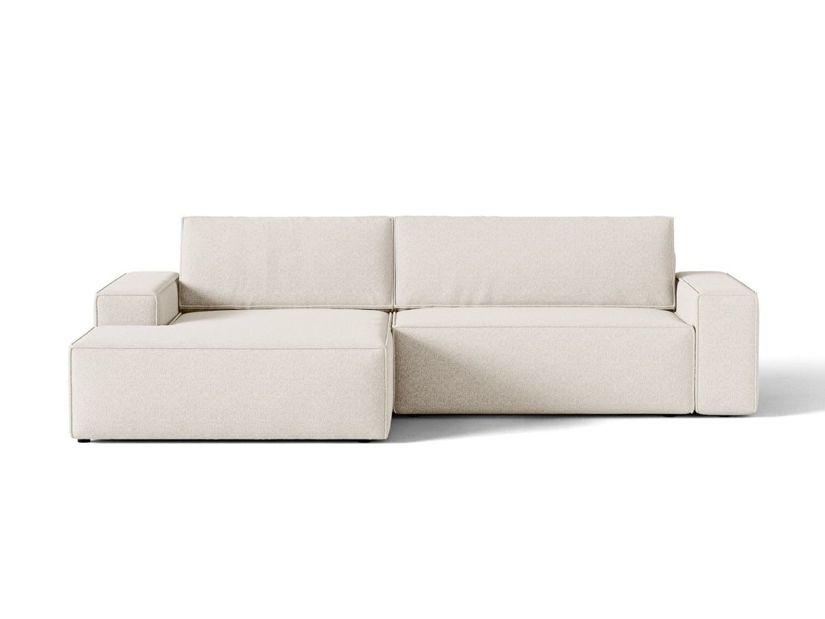 Divano Letto Angolare con Contenitore Jodie, 3 Posti, 151x246x86