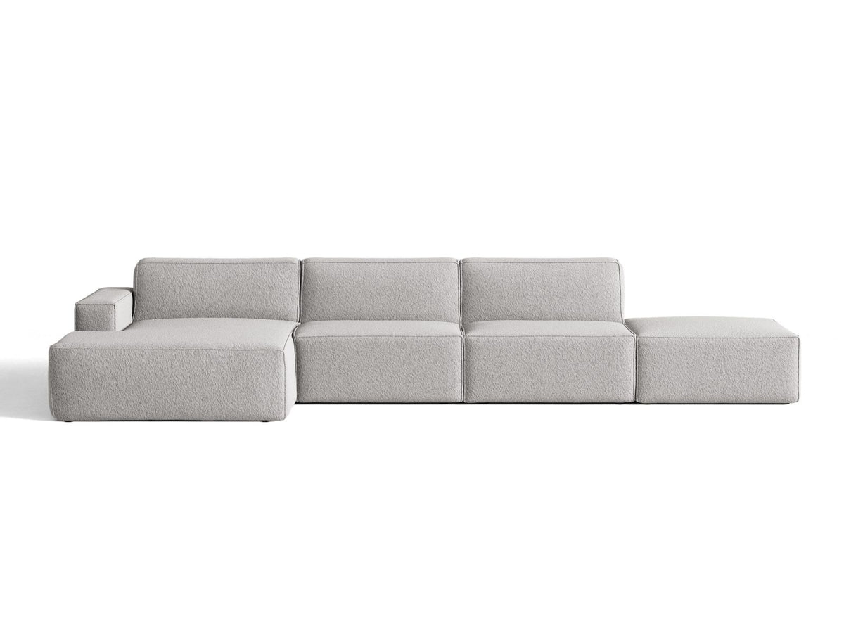 Divano Angolare Componibile Jodie, 5 Posti, 162x341x77