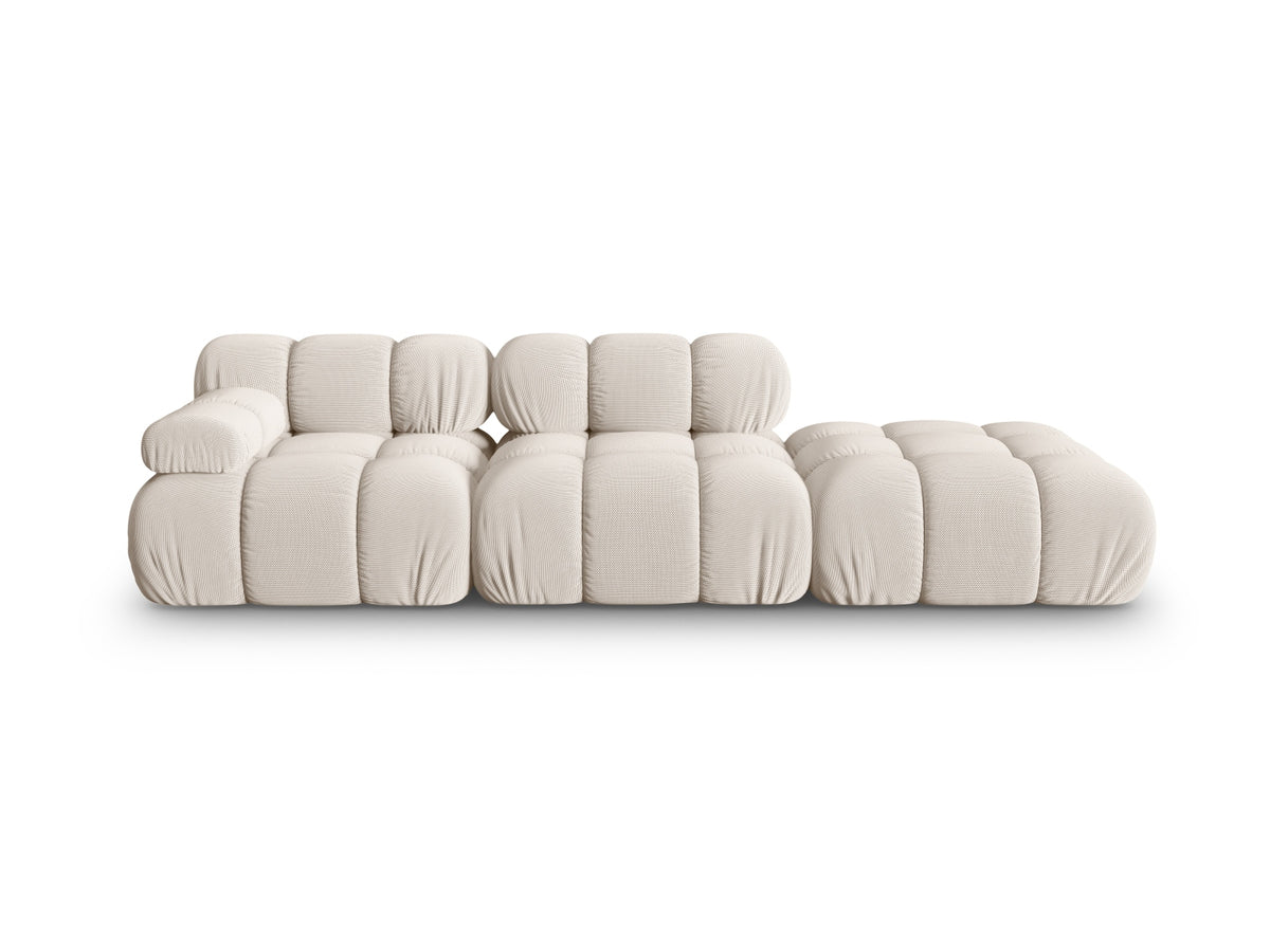 Divano Modulare Destro, "Bellis", 4 Posti, 282x94x70 - Beige Chiaro