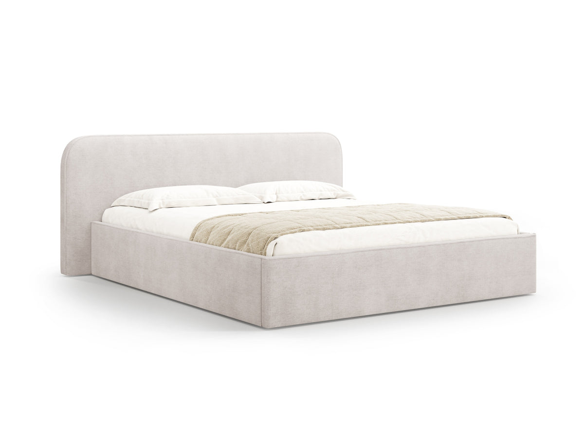 Letto Contenitore con Testata Elizabeth - Bianco 180x200