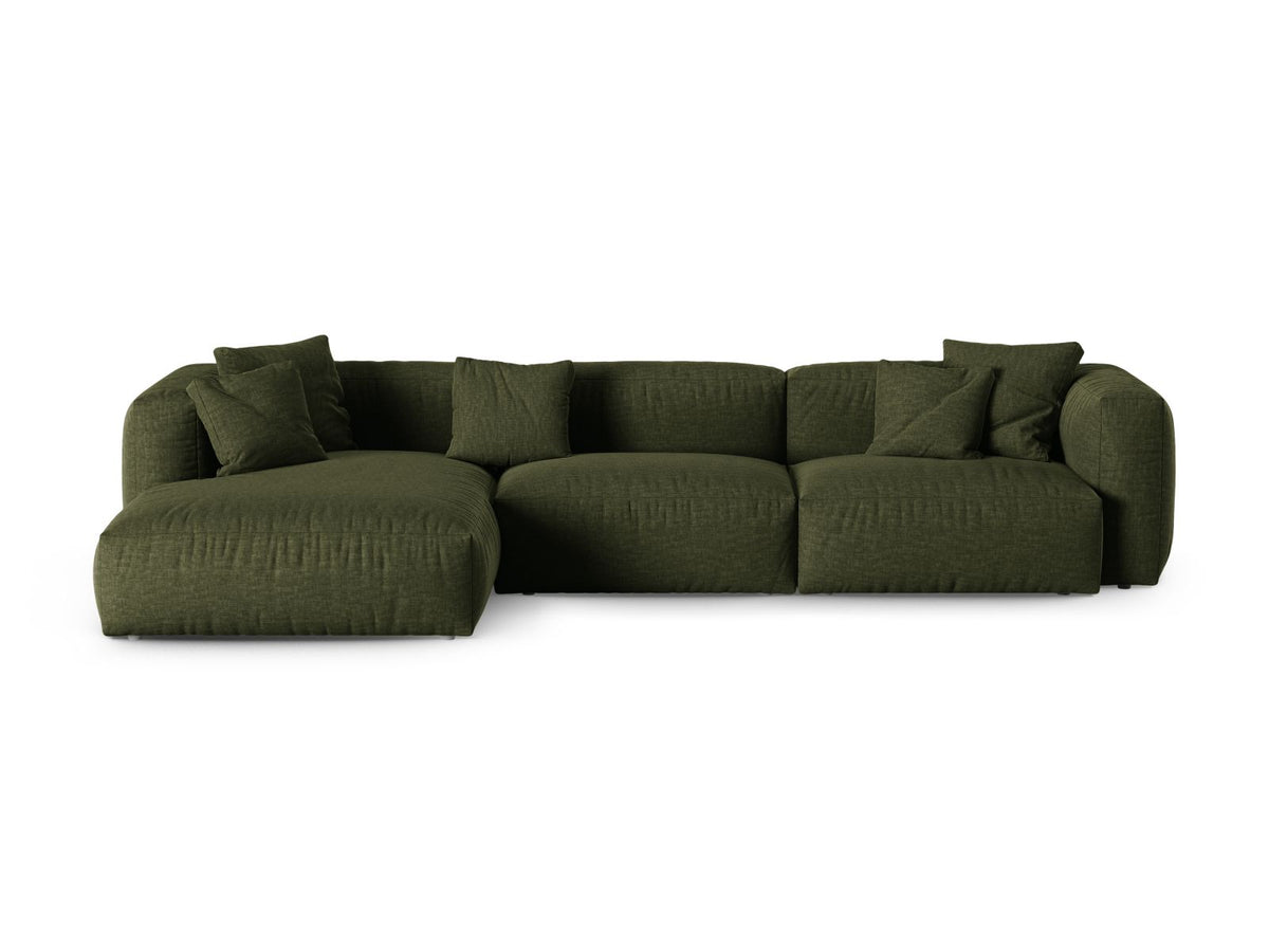 Divano Angolare Componibile XL Martina Seduta Profonda, 3 Posti, 176x330x75