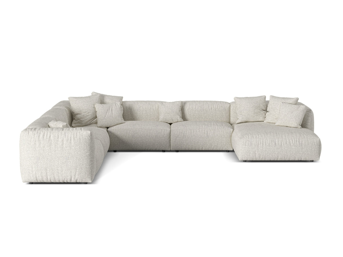 Divano Angolare Componibile XL Martina, 6 Posti, 316x406x75