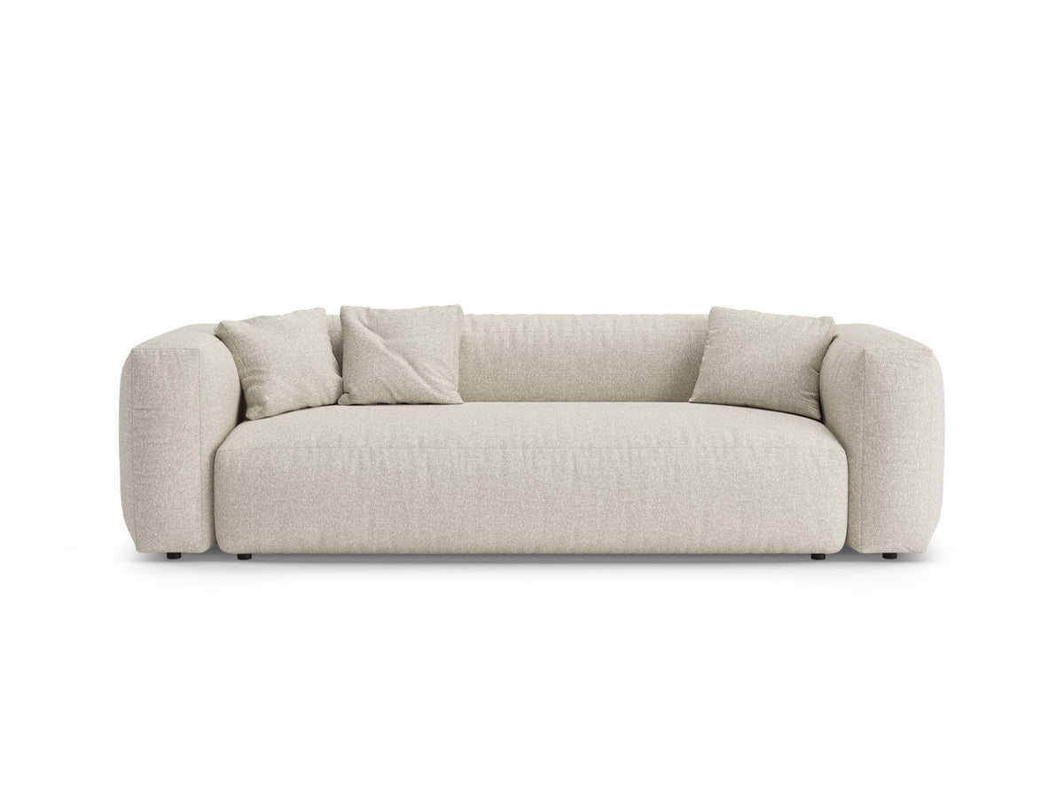 Divano con Funzione Letto, "Martina", 3 Posti, 264x106x75 - Beige