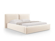 Letto contenitore con testiera doppia, "Jodie", 228x214x97,5