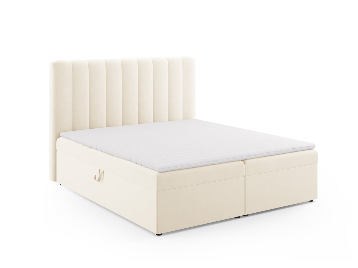 Letto: testiera + molle/materasso + coprimaterasso, "Kelp", 210x180x125
