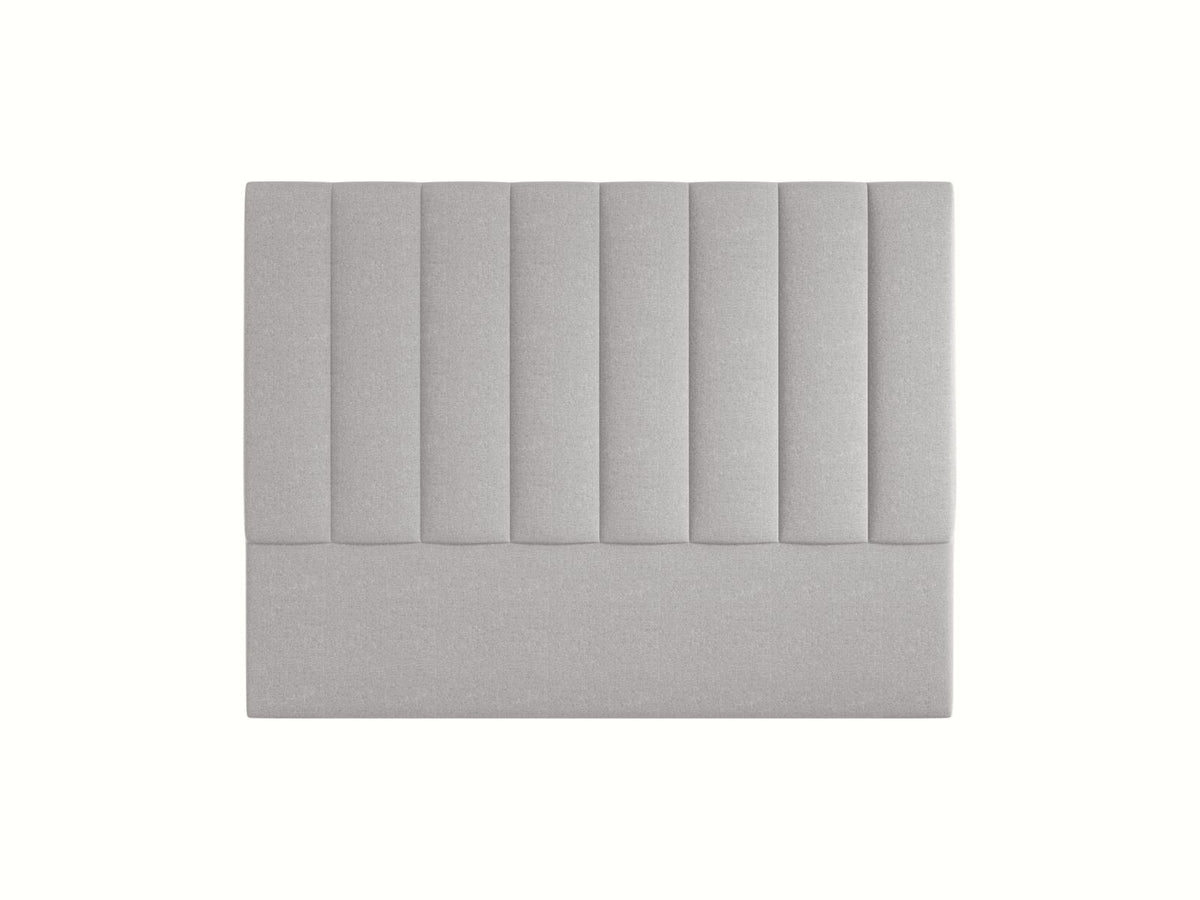 Testata del Letto, "Marl", 160x8x120 - Grigio Chiaro