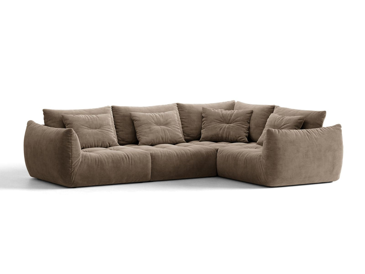 Divano Angolare Componibile Bloom, 3 Posti, 222x316x97