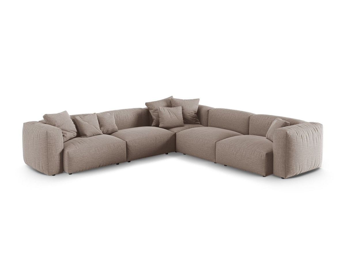 Divano Angolare Simmetrico Componibile XL Martina, 5 Posti, 330x330x75