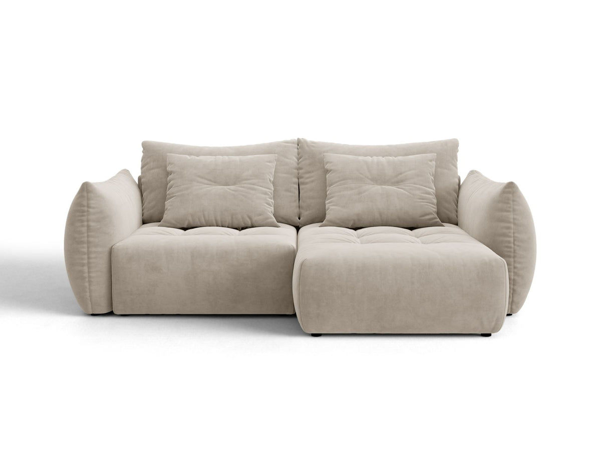Divano Letto Angolare Componibile con Contenitore Bloom, 3 Posti, 152x250x87