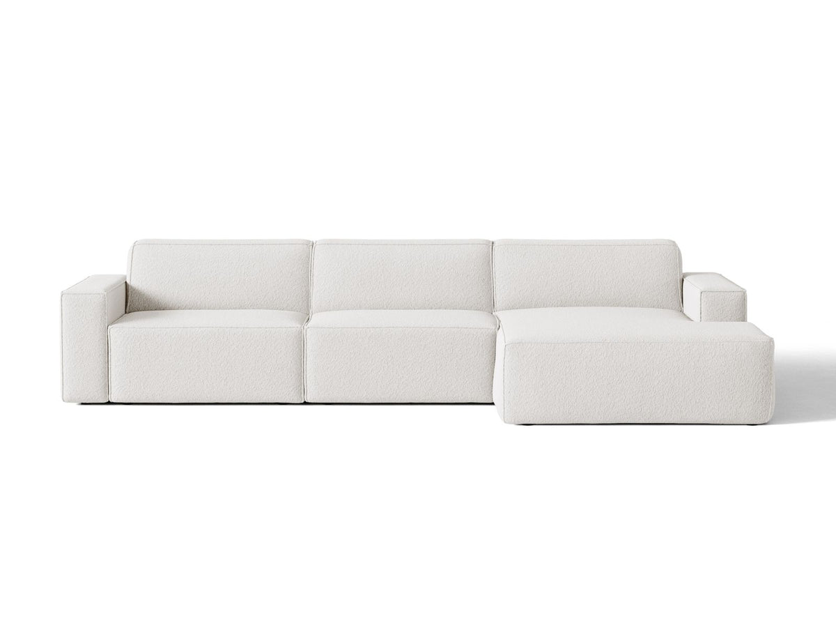 Divano Angolare Componibile Jodie, 4 Posti, 162x284x77