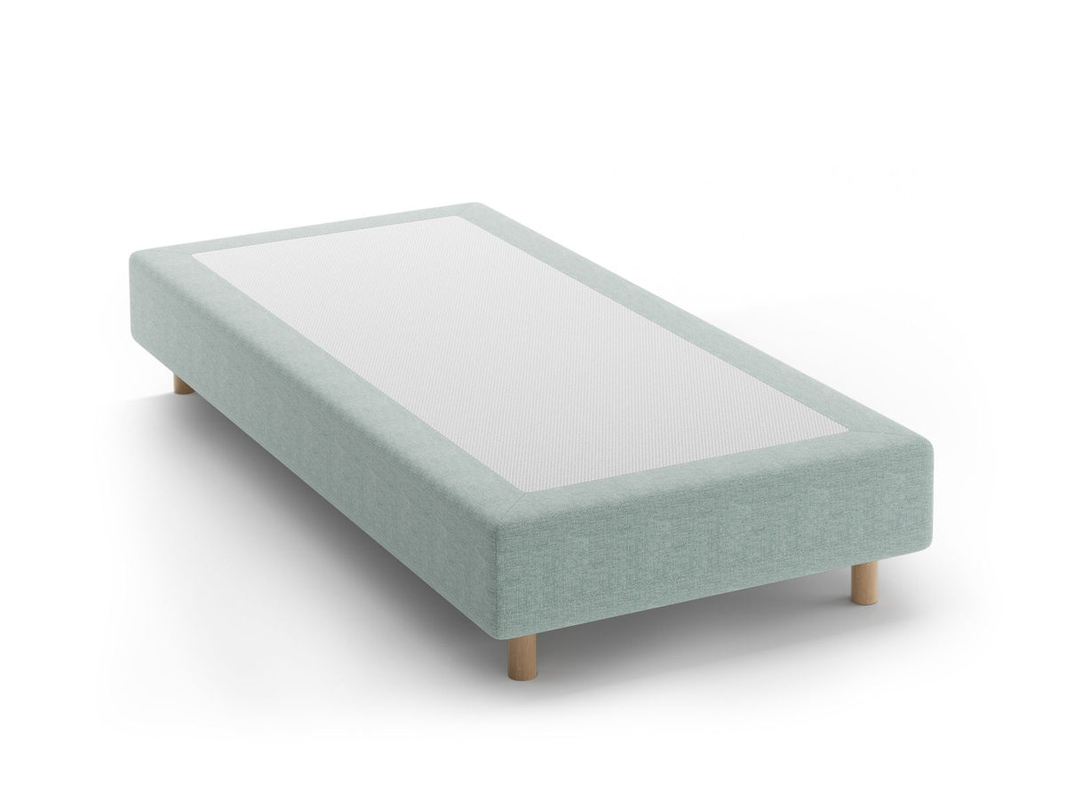 Base Letto Whale Gambe legno di faggio naturale - Menta 100x200