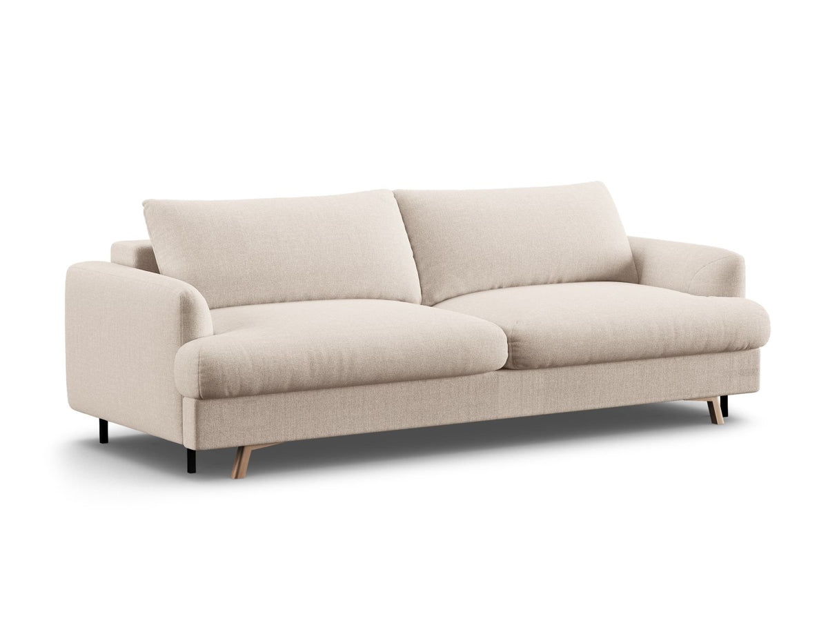Divano Letto con Contenitore Naomi, 3 Posti, 110x233x95