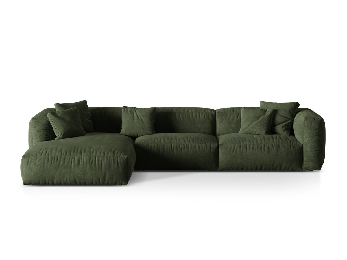 Divano Angolare Componibile XL Martina, 3 Posti, 176x330x75