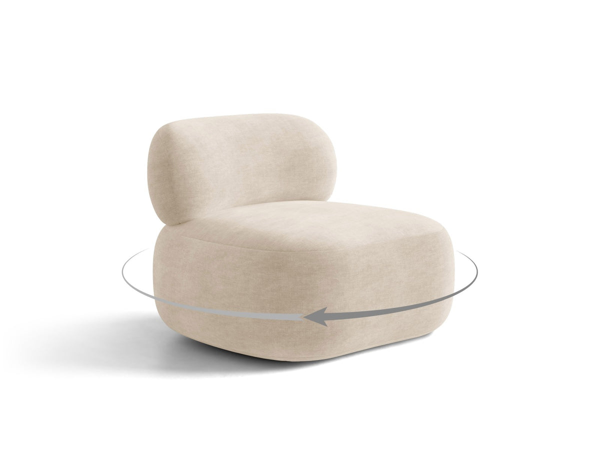 Poltrona Girevole Aura, 1 Posto, 91x84x73