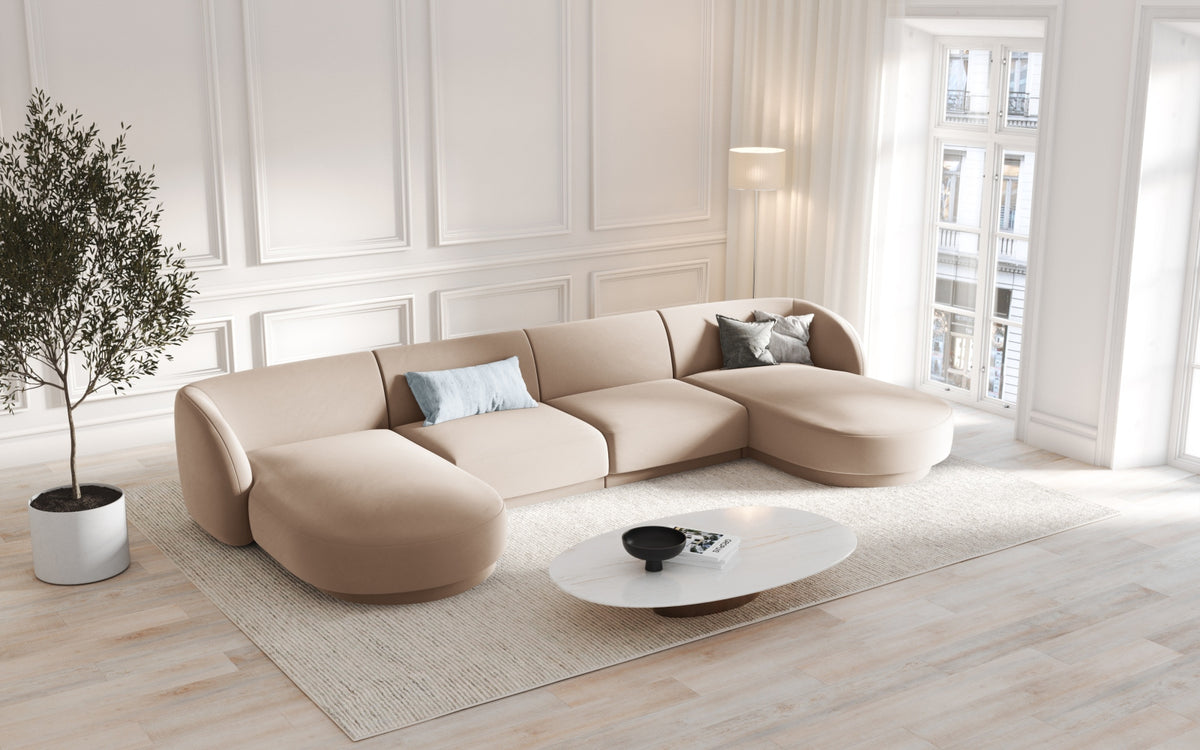 Divano panoramico, "Miley", 5 Posti, 330x156x70