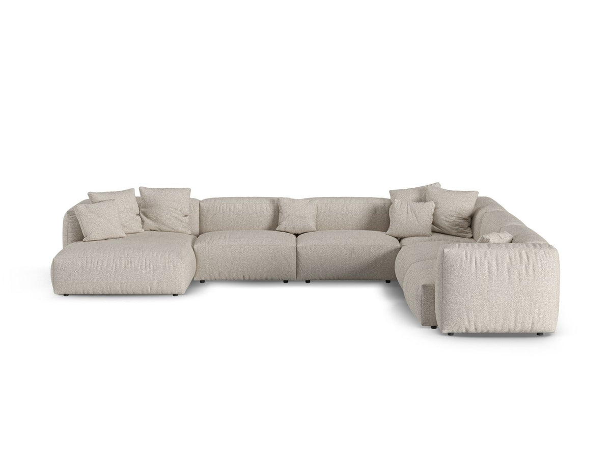 Divano Angolare Componibile XL Martina, 6 Posti, 330x420x75